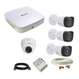 CP Plus 1.3MP 3 Dome &a; 1 Bullet Camera with 2MP 4 Channel Lite Cosmic DVR Combo without Hard Disk-22