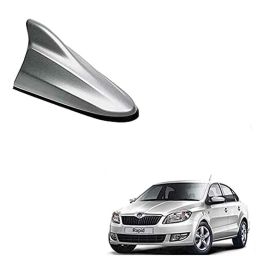 Auto Pearl ABS Silver Universal Replacement Shark Fin Car Roof Antenna For Skoda Rapid-image-6