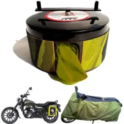 Bike Blazer Green Nylon Taffeta Universal Size Semi-Automatic Bike Body Cover for Bajaj Pulsar 150/180, Pulsar NS125 &a; Pulsar NS160-image-26