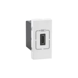 Legrand Lyncus 1500mA 1 Module Type-C White USB Charger Socket, 677290-picture-36