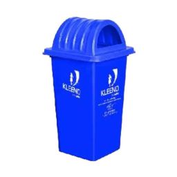 Cello Kleeno 110L HDPE Blue Dustbin with Dome Lid, CDB110-4