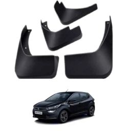 SureStrive 4 Pcs PVC Cup Type Front &a; Rear Mud Flap Set for Tata Altroz All Model-60