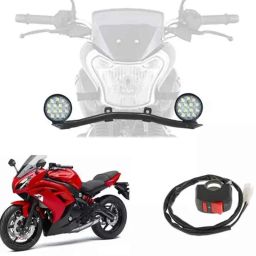 Cartronics 42W Complete Lighting System 14 Led Round Fog Lamp Light for Bajaj Ninja 650R, CAR-DTDDRS-picture-36