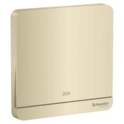 Schneider Electric Avataron 20A 1 Way Polycarbonate Wine Gold Switch with LED Indicator, E8331D20N_WG_G8-80
