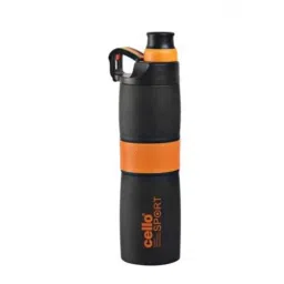 Cello Force 500ml Orange Stainless Steel Vacuum Sports Bottle, 405CSSB0491 (Pack of 2)-picture-32