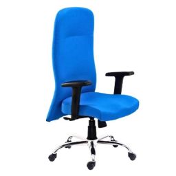 HUMAN METHOD SUPREMO HB High Back Steel Blue Ergonomic Chair with Multi Lock, HMSP01-PR-25