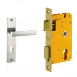 Dorset HL Series Eden 8 inch Stainless Steel Door Handle Lock Set with Mortise Latch (Pack of 2)-image-89