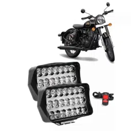 Cartronics 21 Led Fog Light with On/Off Switch for Bullet 500 BlackSet Of 2 Pcs, CAR-LNQCPC-picture-24