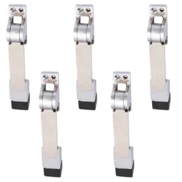 Atom DS004 Chrome Plated Silver Satin Finish Door Stopper (Pack of 5)-47