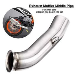 AOW Middle Bend Pipe (Stainless Steel) for KTM RC 390/ KTM Duke 125/ KTM Duke 250/ KTM Duke 390 (2017-2018 Models) T-20-16
