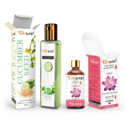 GoWoo 2 Pcs 10ml Natural Undiluted Lotus Aroma Oil &a; 100ml Cucumber Seed Carrier Oil Set, GWOC820-P30+P173-picture-15