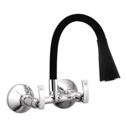 Zoie Viva Brass Black Chrome Finish Sink Mixer with Swivel Spout, Z28046-picture-6