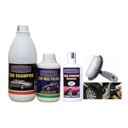 Indopower Ff1119 Car Shampoo, Car Wax Polish, Scratch Remover, All Tyre Cleaning Brush Kit, AHh1123-image-28