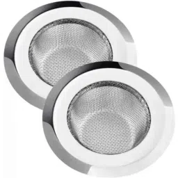 Prestige 11cm Stainless Steel Chrome Finish Push Down Mesh Kitchen Sink Strainer (Pack of 2)-image-31