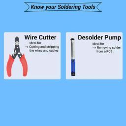 Hillgrove 11 in 1 Mobile Soldering &a; Desoldering Equipment Tool Machine Kit with Flux Paste &a; Wire, HG0094 image 4