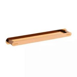 Cera Curve Rose Gold 450mm Brass Wall Mount Towel Rail, F5011104RG-image-12