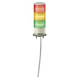 Schneider Electric 24V RAG LED Tower Light with Base Mounting &a; Buzzer, XVGB3SW-12