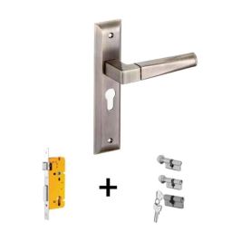 Dorset ML Series Cosmo ML CS 60mm Stainless Steel PT Finish Lock Set with Coin &a; Knob (Pack of 2)-picture-15