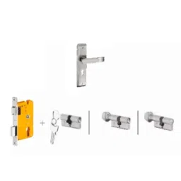 Dorset Dash HL DAS 204.3mm Zinc SC Finish Lock Set with Both 70mm Side Key Cylinder-picture-43
