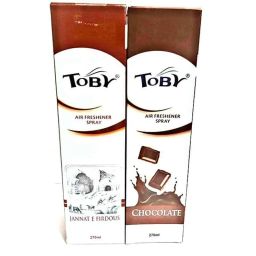Toby 2 Pcs 270ml Jannat E Firdous &a; Chocolate Long Lasting Fragrance Air Freshener Spray Set-image-37