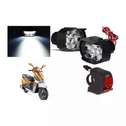 Cartronics 9 Led Shilon Fog Light White with On/Off Swich for Mahindra Gusto 125, CAR-UWS23E-picture-35