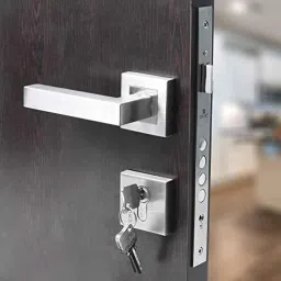 Voltizi Altroz Stainless Steel Matt Finish Mortise Bedroom Door Lock Handle Set with 3 Keys for Home, Office &a; Hotel-picture-32