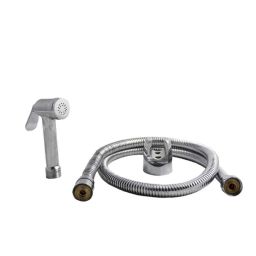Elegant Casa Crown 1851 ABS Health Faucet with Wall Hook &a; 1.5m Stainless Steel Chrome Finish Hose-36
