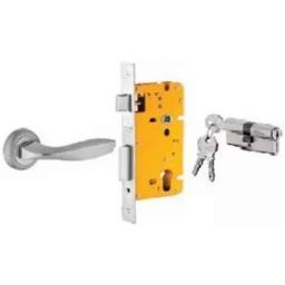 Dorset ML Series Zara 60mm Stainless Steel Patina Finish Door Handle Lock Set with Both Side Key Cylinder-picture-11