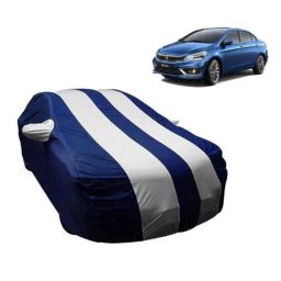AllExtreme C7005 Blue &a; Silver Custom Fit Car Body Cover with Mirror Pocket for Maruti Suzuki Ciaz-picture-8