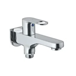 Jaquar Ornamix Prime Stainless Steel Quarter Turn 2 Way Bib Cock Tap with Wall Flange, ORP-SSF-10041PM-picture-3