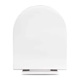 Elegant Casa A-12 42x36cm Polypropylene Sleek Design Soft-Closing D-Shape White Commode Seat Cover-image-67