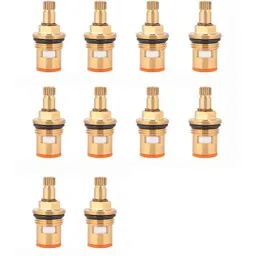 Spazio 1/2 inch Brass Quarter Turn Ceramic Disc Cartridge for Tap (Pack of 10)-picture-33