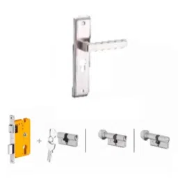 Dorset Kaira HL KAI 8 inch Zinc PT Finish Lock Set with Both 60mm Side Key Cylinder (Pack of 2)-picture-40
