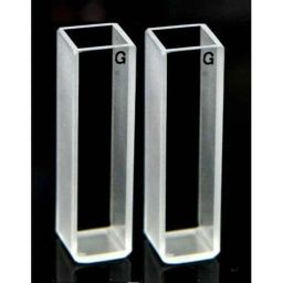 Lab Junction 2 Pcs 3.5ml 10mm Glass Cuvettes Set for UV &a; VIS Spectrophotometer-9