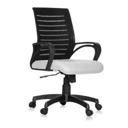 Da URBAN Tulip Grey Mid-Back Revolving Mesh Ergonomic Chair for Home &a; Office-picture-18
