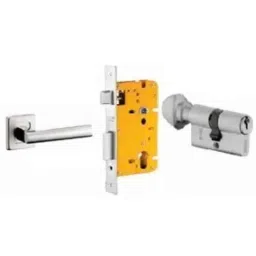Dorset ML Series Cara 60mm Stainless Steel Patina Finish Door Handle Lock Set with Knob &a; Key, ML CAR OR (Pack of 4)-picture-27