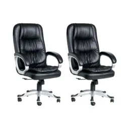 Sunview Carry High Back Black Executive Office Chair (Pack of 2)-13