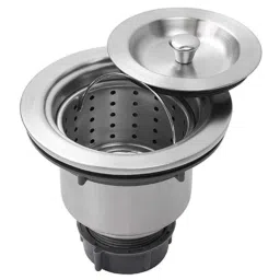 U360 4 inch Stainless Steel Silver Sink Strainer with Removable Perforated Basket for Kitchen Steel Basin, U360_SinkStrainer_U10_1pec-image-84