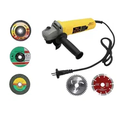 Hillgrove HGANG1B5M1 100mm Metal Angle Grinder with 5 Pcs Wheel Set, HG0176-image-28