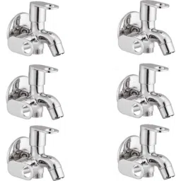 IRIS Prime Brass Chrome Finish 2 Way Bib Cock (Pack of 6)-image-11