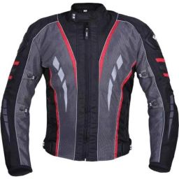 Biking Brotherhood Red Rubberized Navigator Jacket, Size: XL-image-65