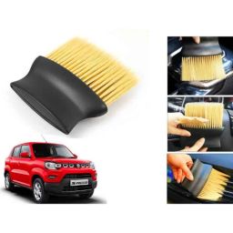 Auto Pearl Nylon Beige Car Dashboard Dust Cleaner Brush for S Presso-picture-5