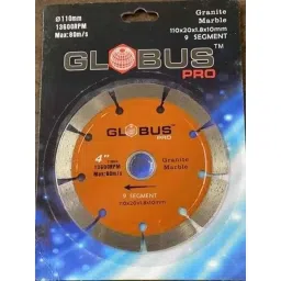 Globus Pro 4 inch Stainless Steel Marble Cutting Turbo Blade with 9 Teeth-image-7