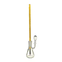 ABGIL 10ml Borosilicate Glass Specific Gravity Pycnometer Bottle with Thermometer, Joint: B-10, ABG883-17