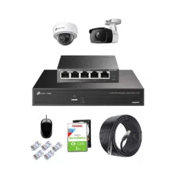 TP-Link VIGI C330I &a; 230I 3MP Indoor &a; Outdoor Network IP Combo Kit with 4 Channel NVR, 2 Cameras, 5 Port POE Switch, 1TB HDD D-LINK 100M LAN Cable-picture-42