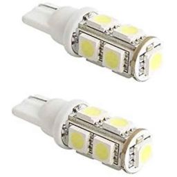 AOW 9 SMD (WHITE) LED Parking Bulb Pilot Light/License Plate car Lights For Chevrolet Tavera (PAIR / 12V)-38