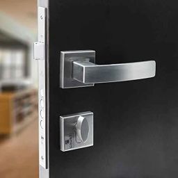 Voltizi Elan Stainless Steel Matt Finish Mortise Bedroom Door Lock Handle Set with 3 Keys for Home, Office &a; Hotel-image-39