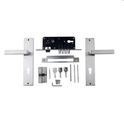 Voltizi ‎Stainless Steel ‎Matt Finish Mortise Bedroom Door Lock Set with 4 Latches, Both Side Key Cylinder &a; Pull Handle, MG201-image-41