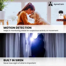 ApnaCam 10x Indoor 3MP 1080P Smart WiFi Camera with Built-in Lumen Spot Light, Colour Night Vision, Motion Detect, Easy Set Up &a; 2 Way Audio, image 4