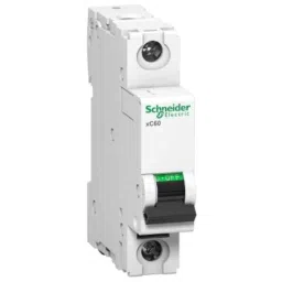 Schneider Electric Acti9 xC60 1A C-Curve Single Pole MCB, A9N1P01C, Breaking Capacity: 10 kA-2